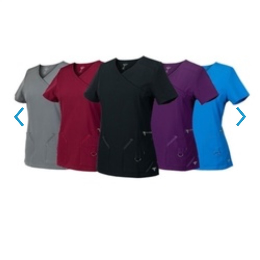 Scrubs top plus size L blue